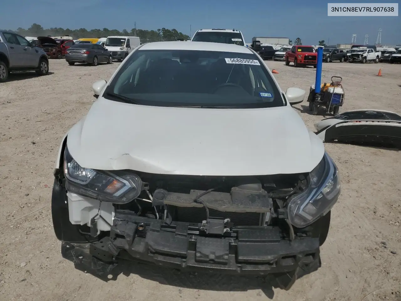 2024 Nissan Versa Sv VIN: 3N1CN8EV7RL907638 Lot: 56885955