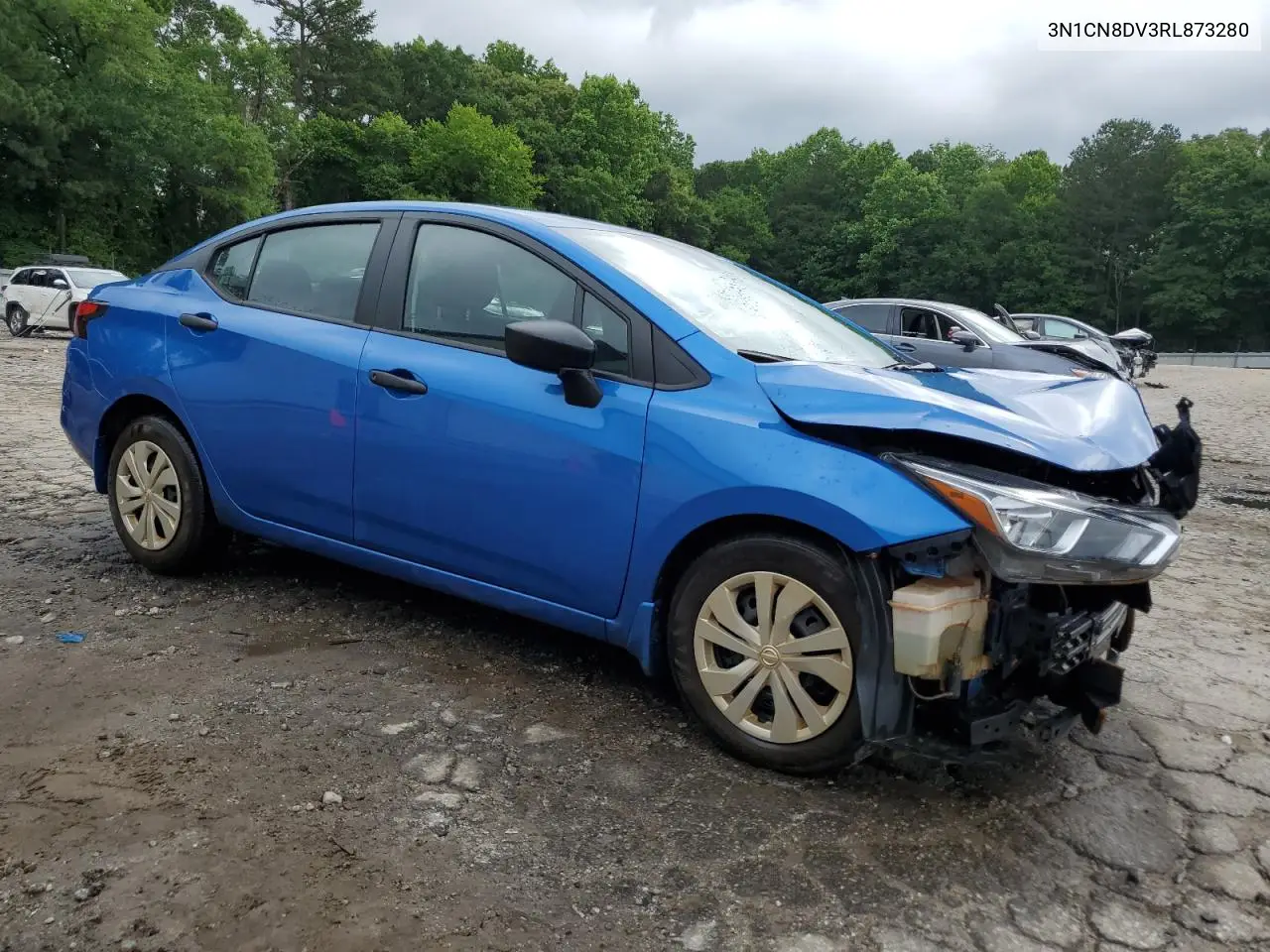 2024 Nissan Versa S VIN: 3N1CN8DV3RL873280 Lot: 58765015