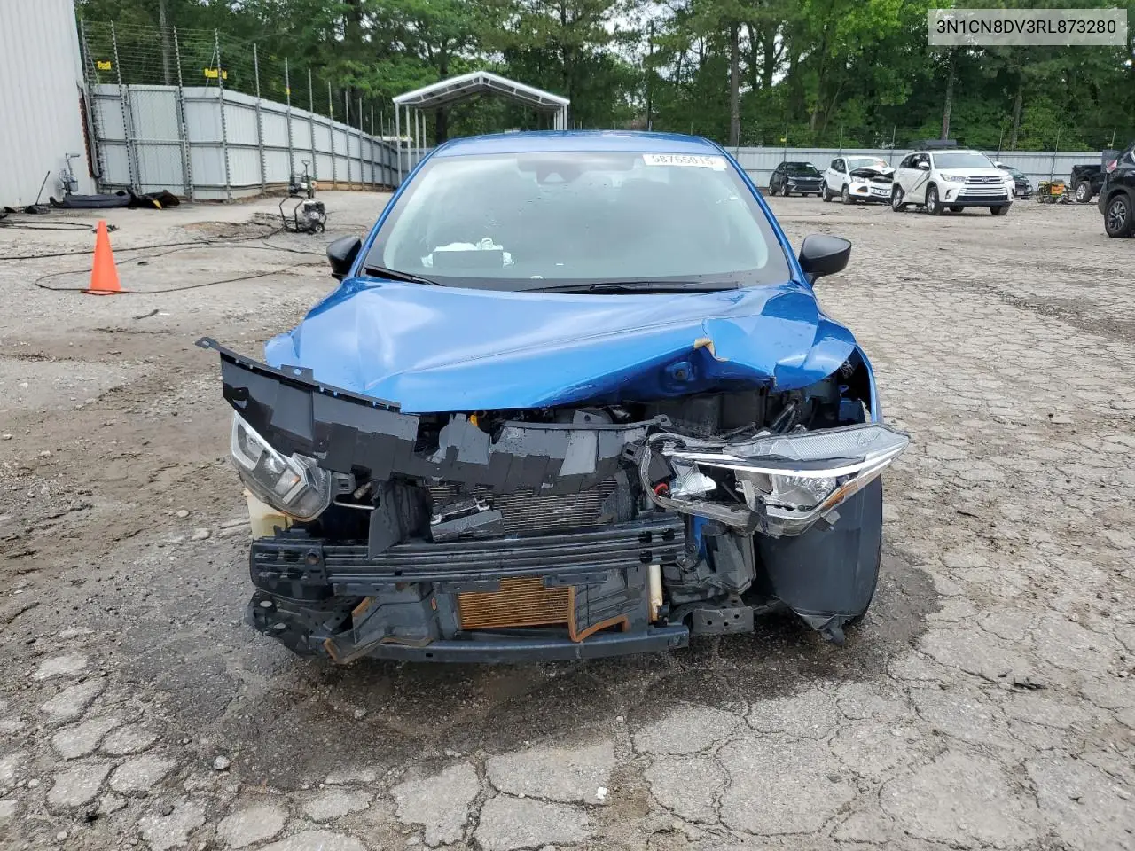 2024 Nissan Versa S VIN: 3N1CN8DV3RL873280 Lot: 58765015