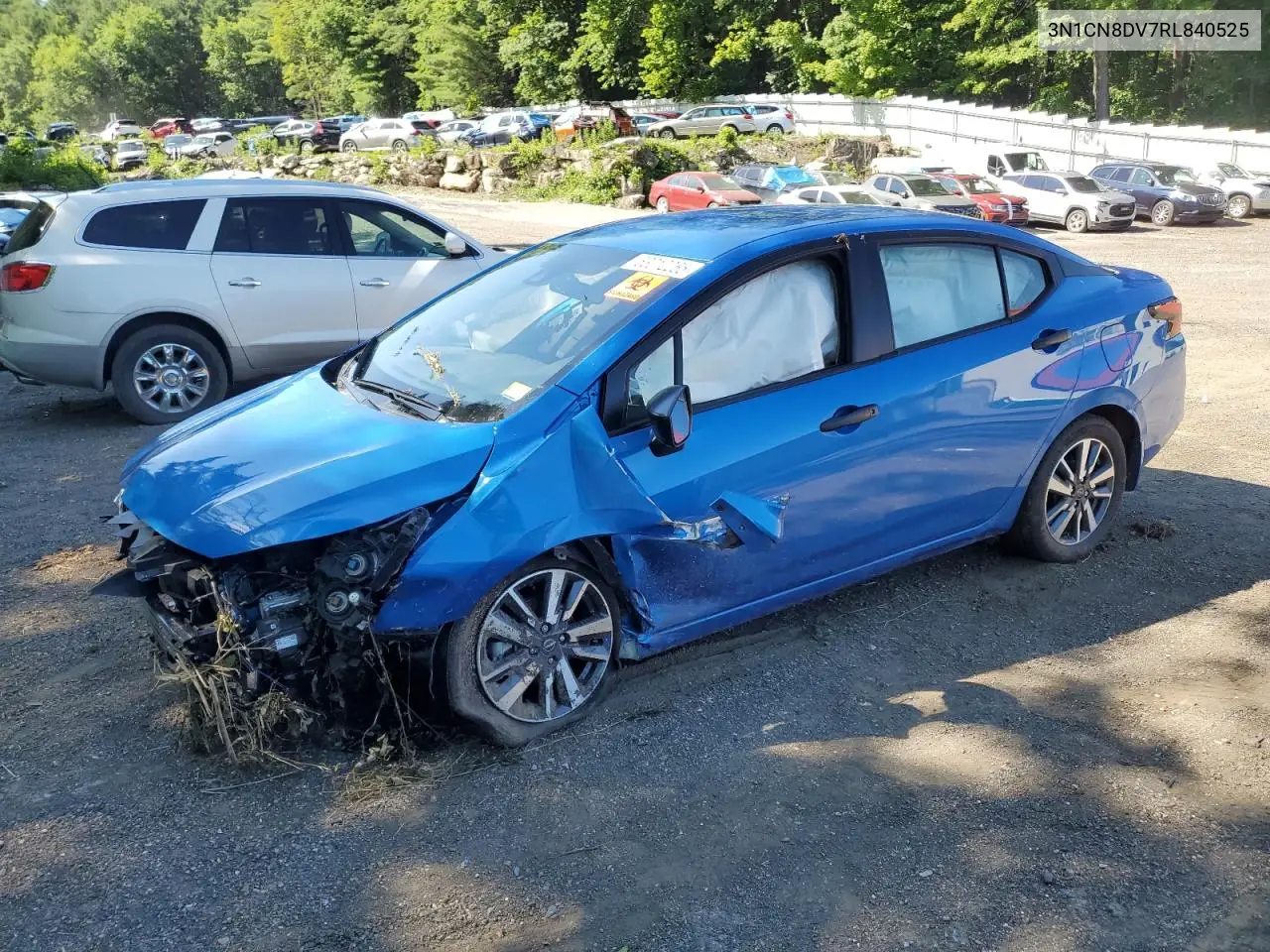 2024 Nissan Versa S VIN: 3N1CN8DV7RL840525 Lot: 63012265