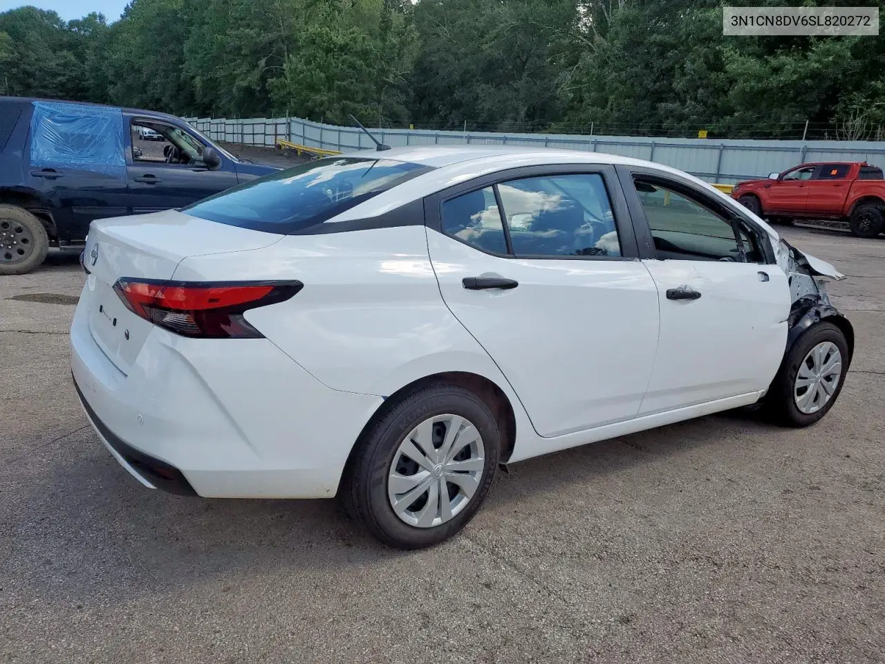 2025 Nissan Versa S VIN: 3N1CN8DV6SL820272 Lot: 61079395