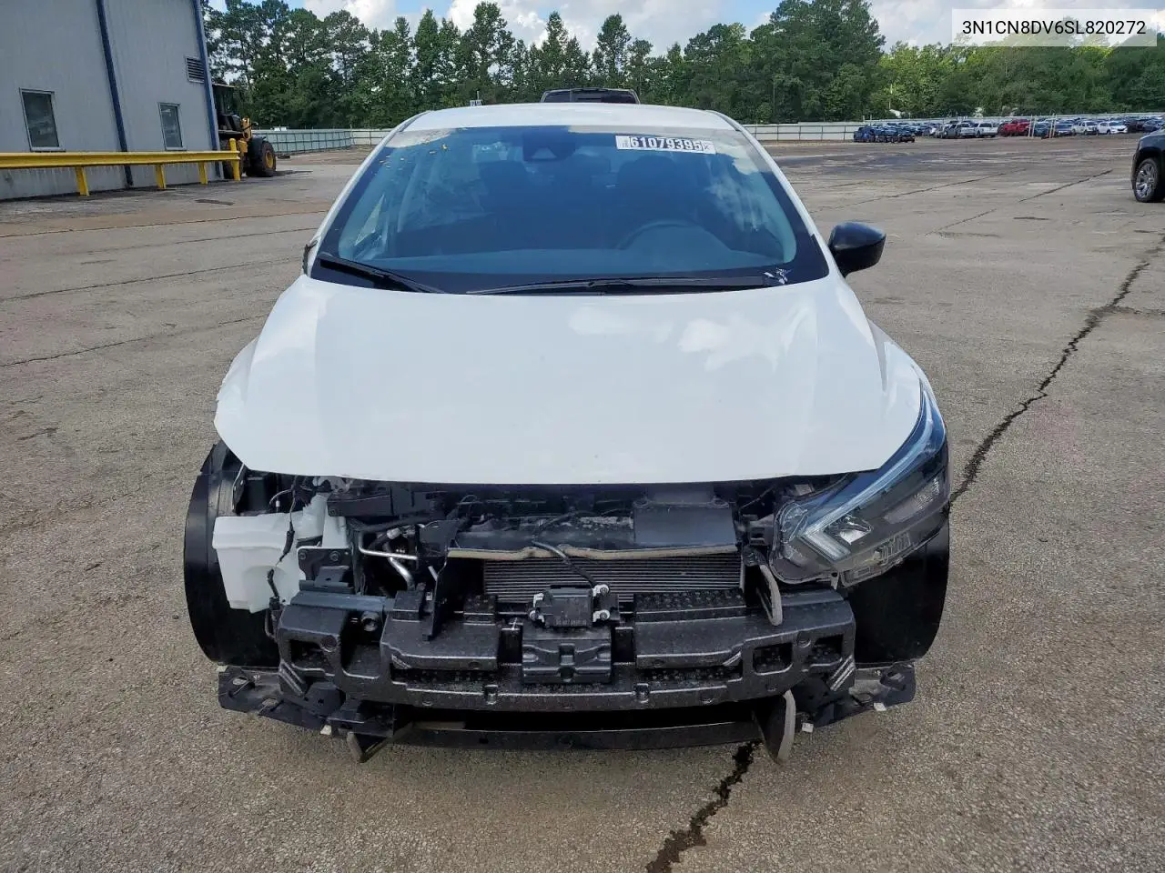 2025 Nissan Versa S VIN: 3N1CN8DV6SL820272 Lot: 61079395