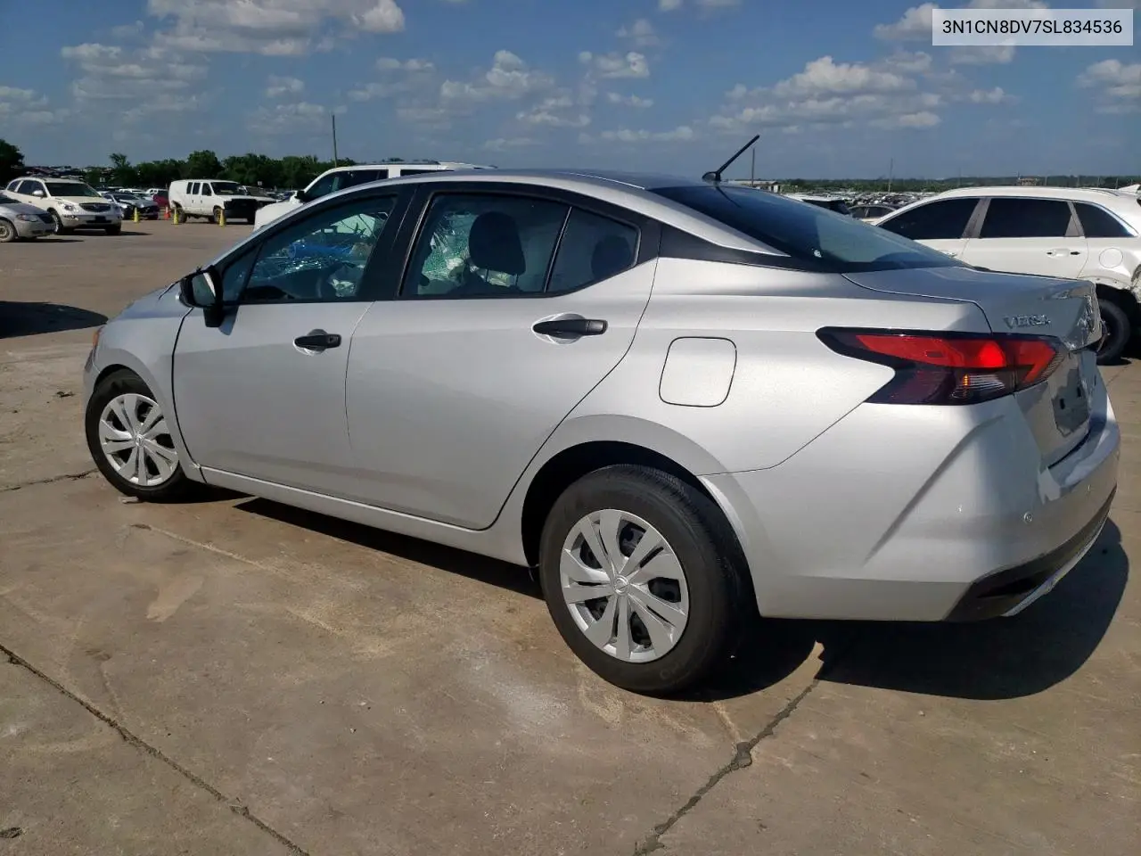 2025 Nissan Versa S VIN: 3N1CN8DV7SL834536 Lot: 61825875
