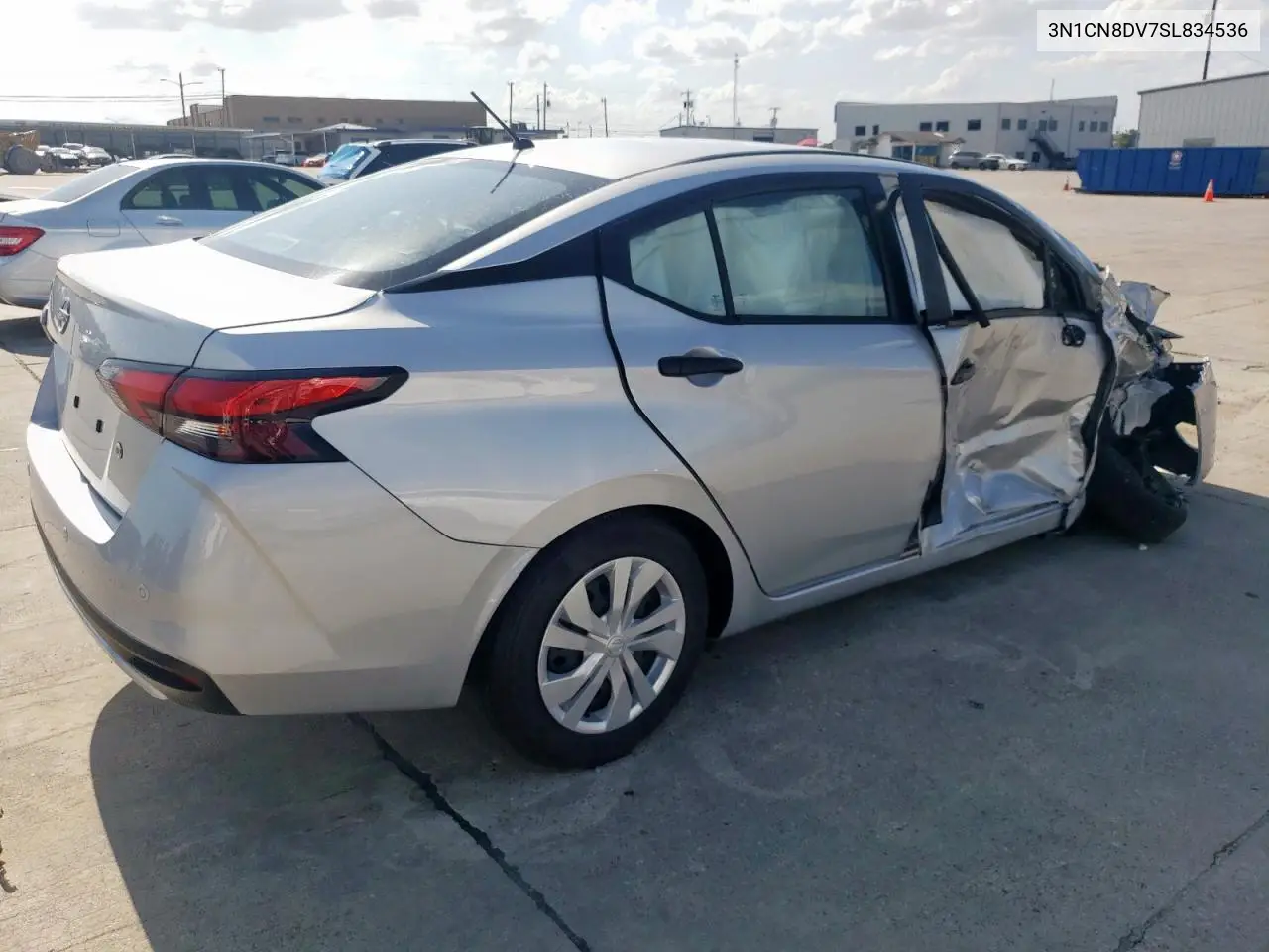 2025 Nissan Versa S VIN: 3N1CN8DV7SL834536 Lot: 61825875