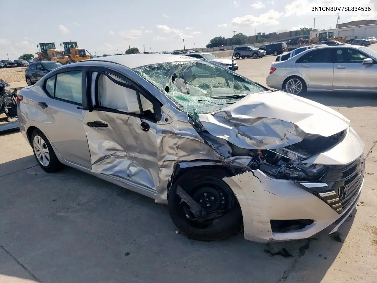 2025 Nissan Versa S VIN: 3N1CN8DV7SL834536 Lot: 61825875