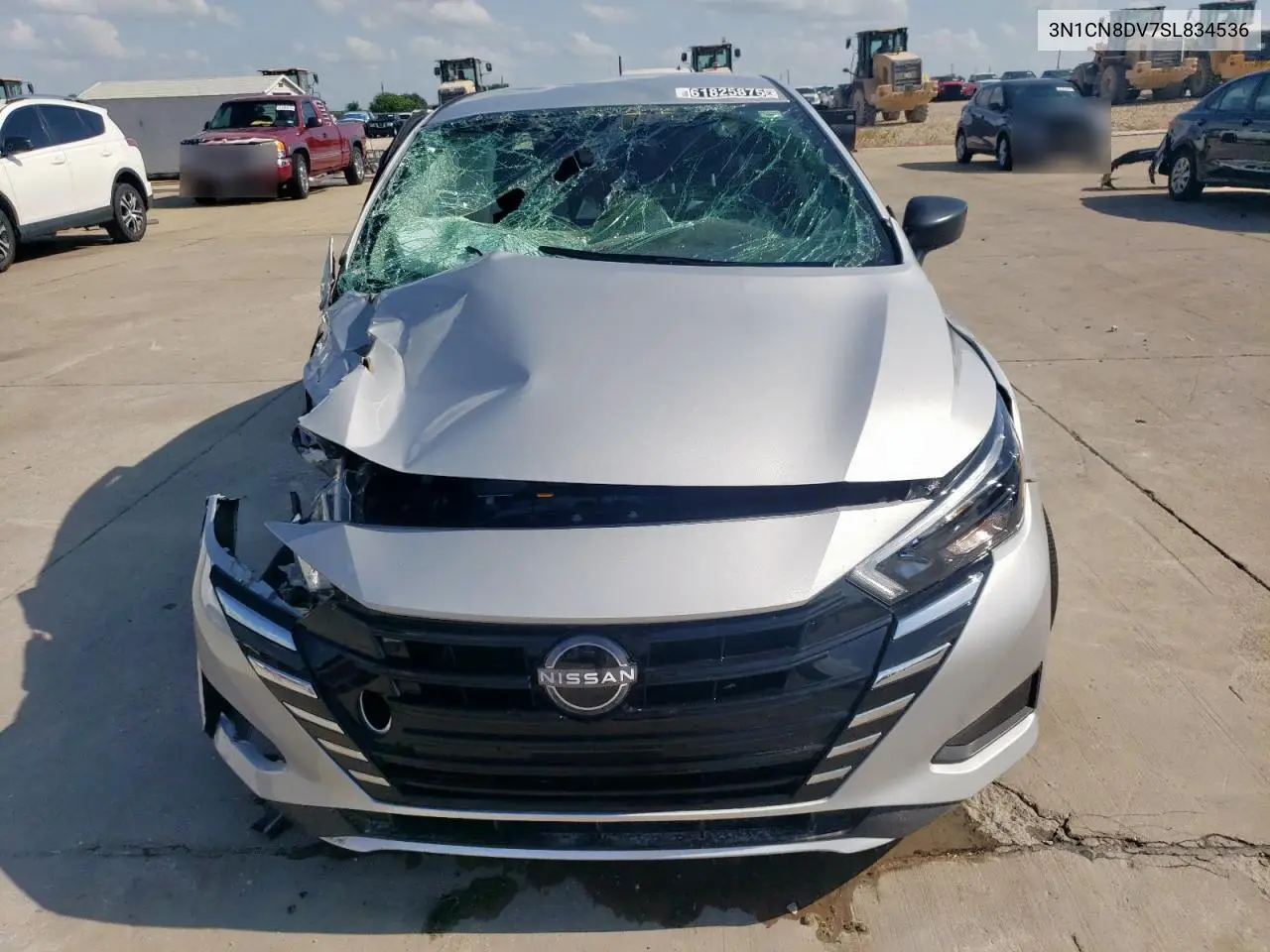 2025 Nissan Versa S VIN: 3N1CN8DV7SL834536 Lot: 61825875
