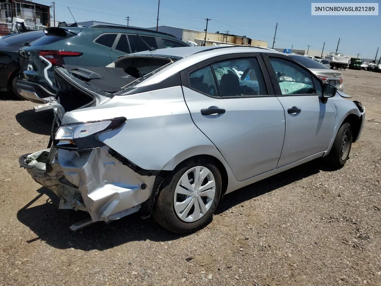 2025 Nissan Versa S VIN: 3N1CN8DV6SL821289 Lot: 62599545