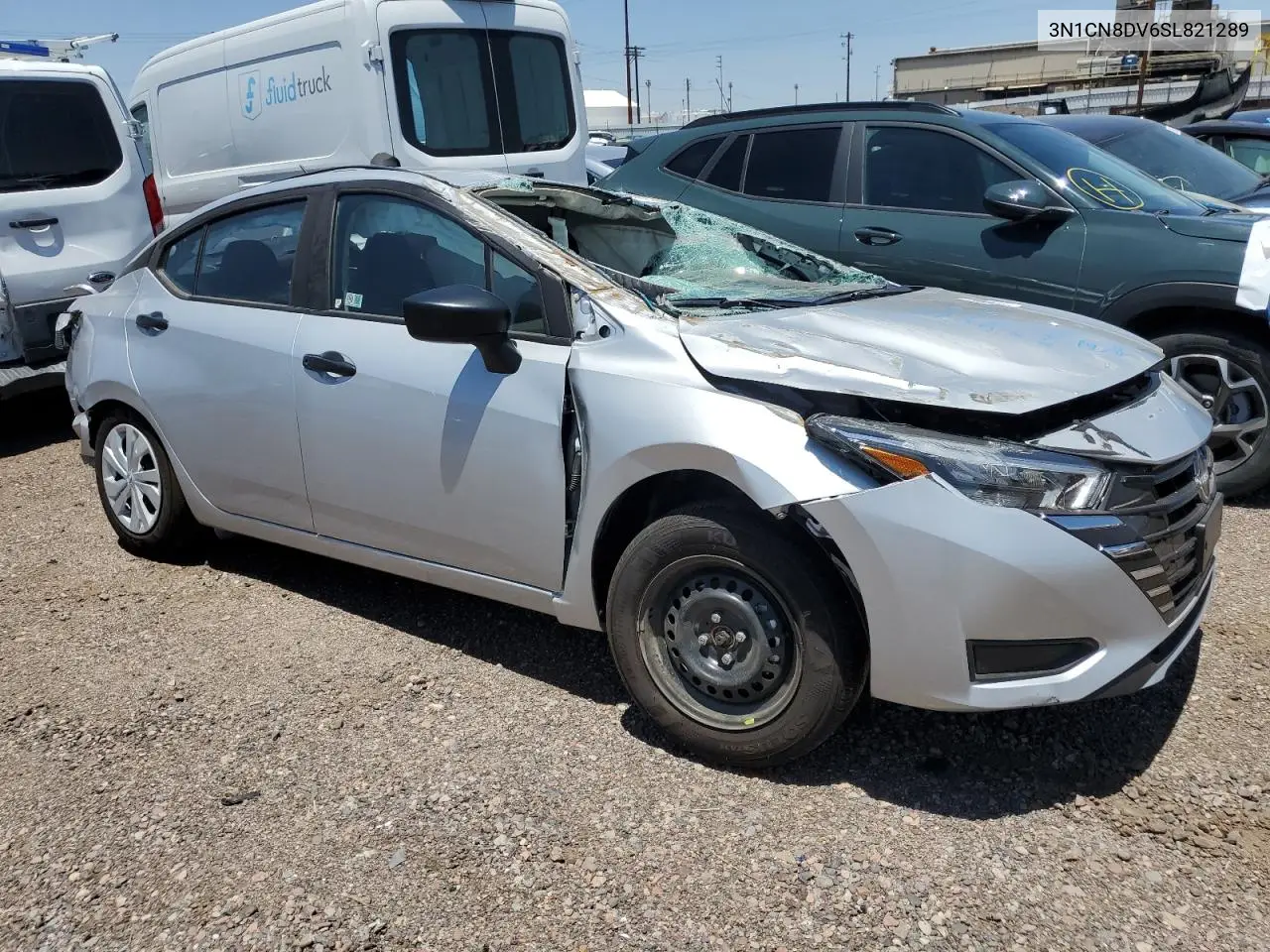 2025 Nissan Versa S VIN: 3N1CN8DV6SL821289 Lot: 62599545
