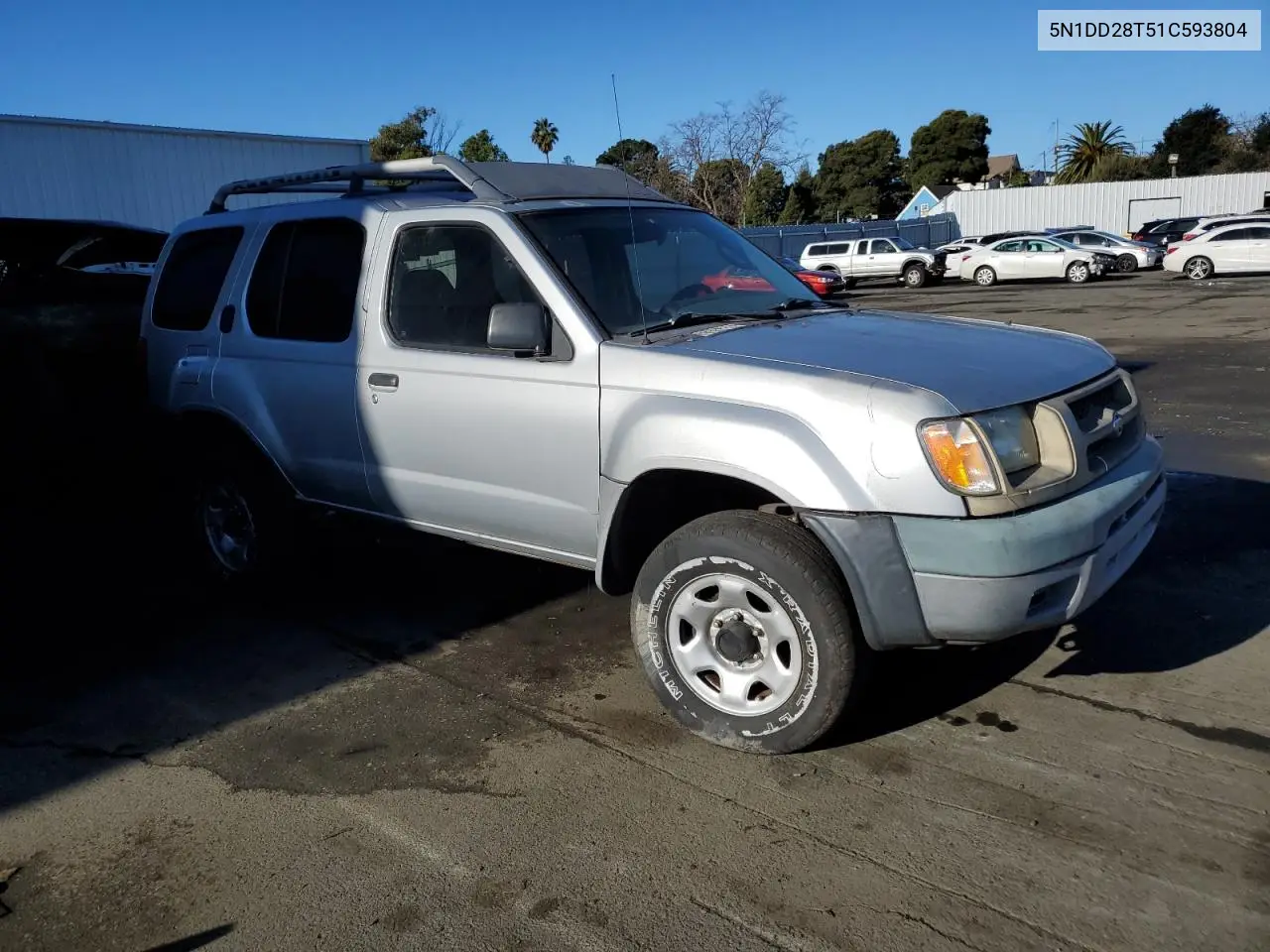 2000 Nissan Xterra Xe VIN: 5N1DD28T51C593804 Lot: 45999105