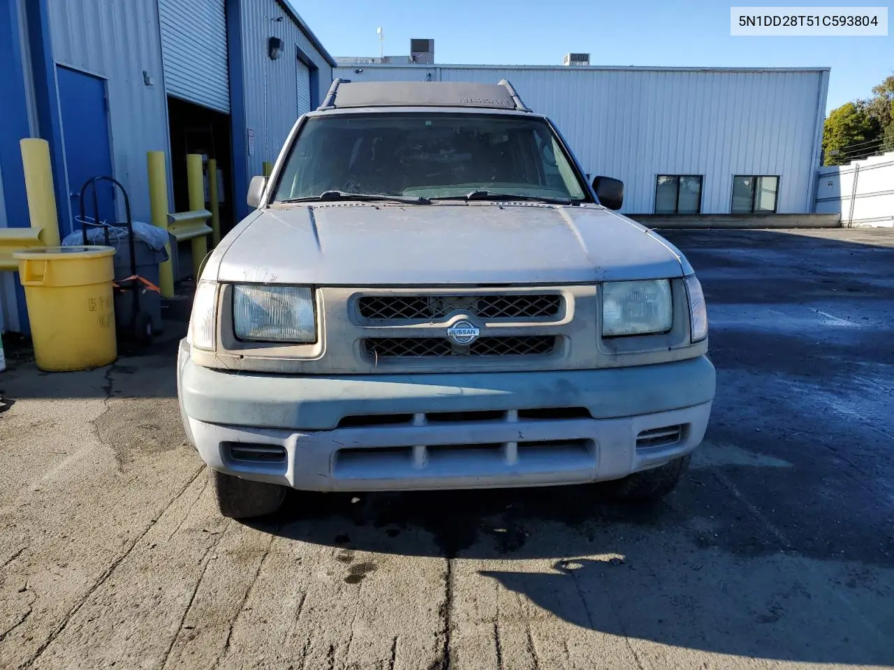 2000 Nissan Xterra Xe VIN: 5N1DD28T51C593804 Lot: 45999105