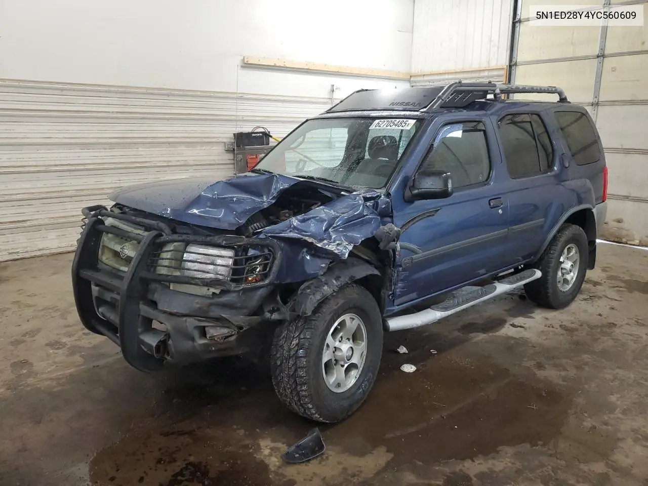 2000 Nissan Xterra Xe VIN: 5N1ED28Y4YC560609 Lot: 62705485