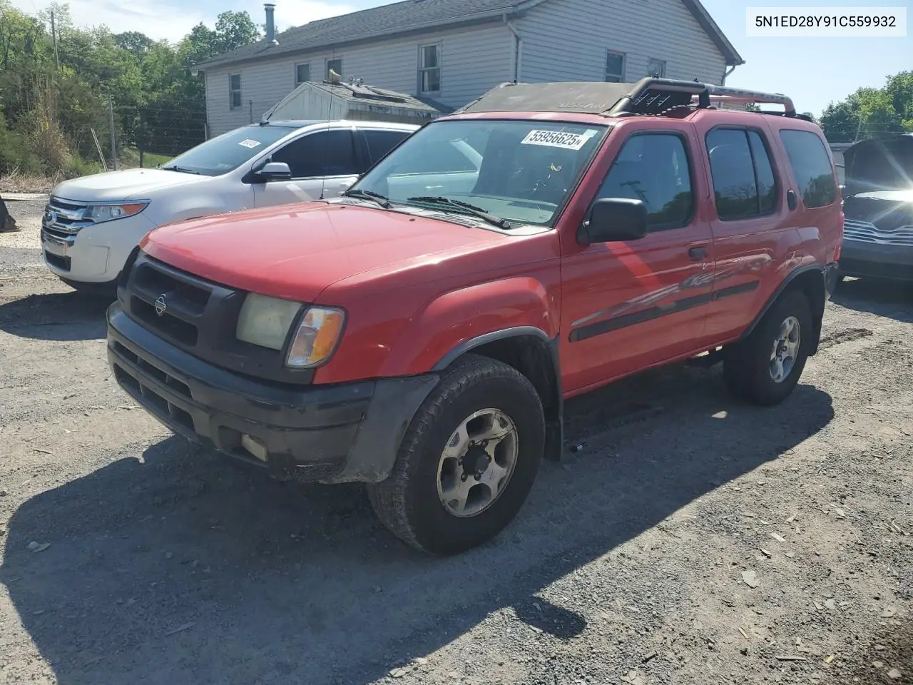 2001 Nissan Xterra Xe VIN: 5N1ED28Y91C559932 Lot: 55956625