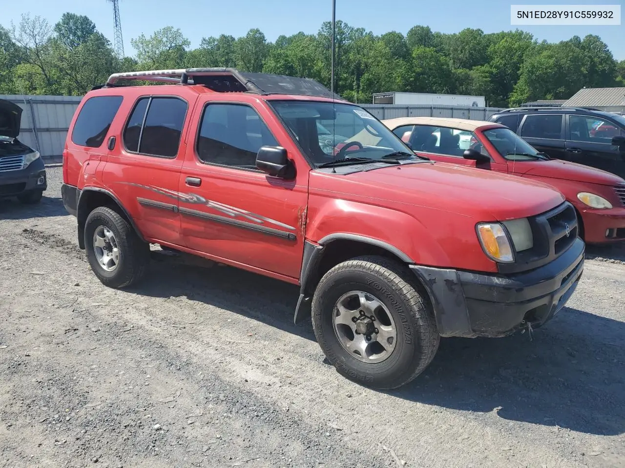 2001 Nissan Xterra Xe VIN: 5N1ED28Y91C559932 Lot: 55956625