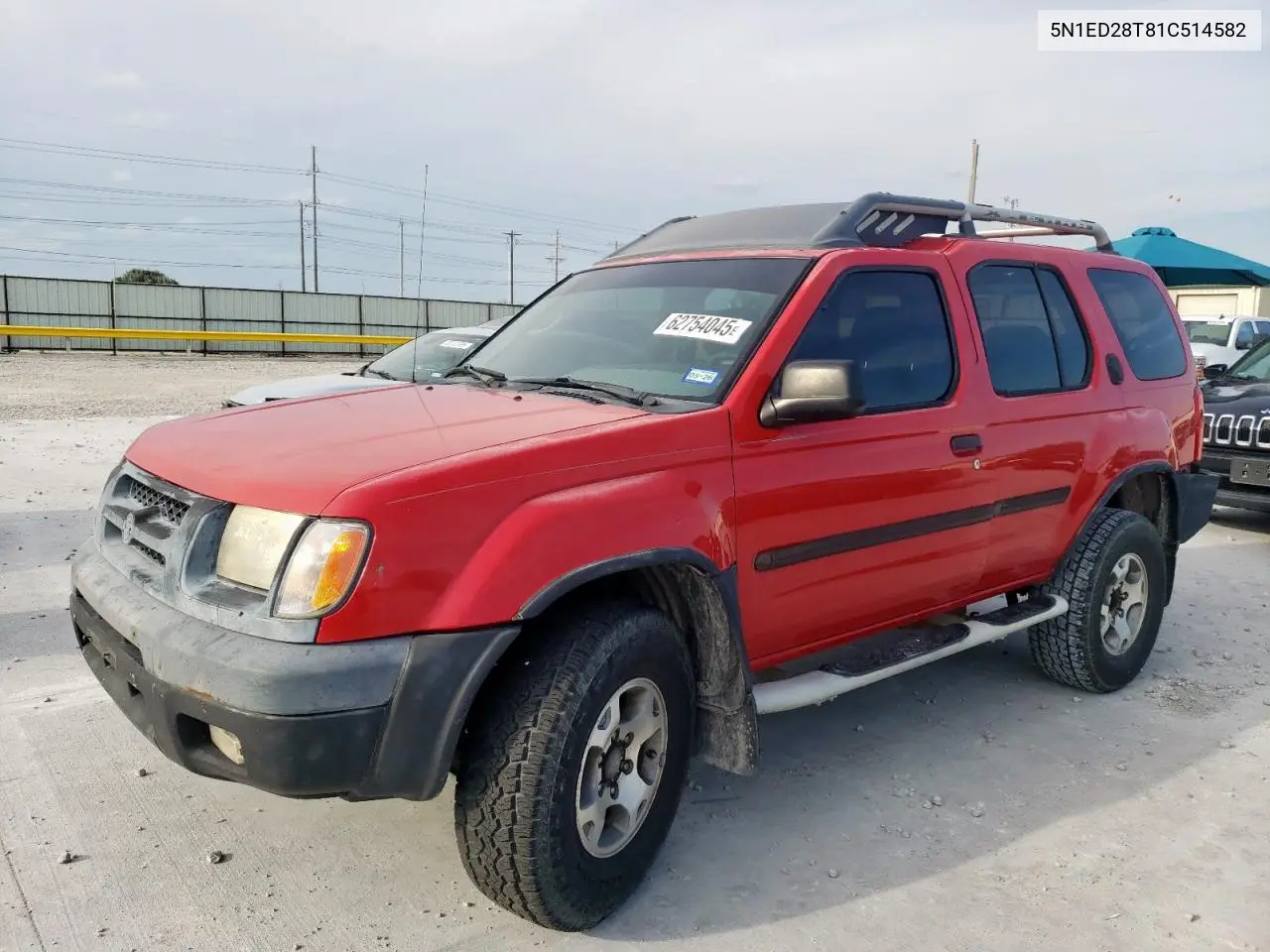 2001 Nissan Xterra Xe VIN: 5N1ED28T81C514582 Lot: 62754045