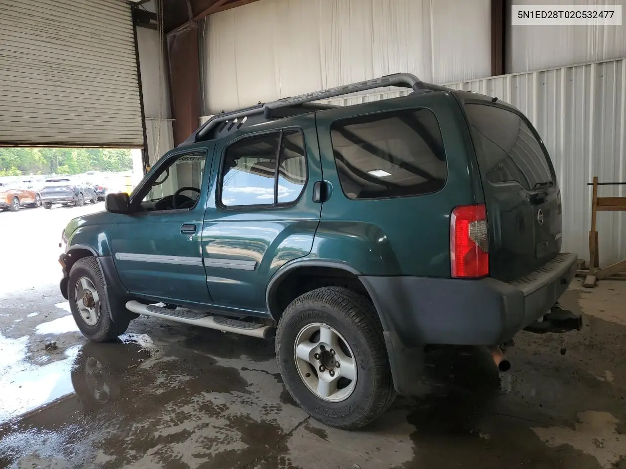 2002 Nissan Xterra Xe VIN: 5N1ED28T02C532477 Lot: 61368885