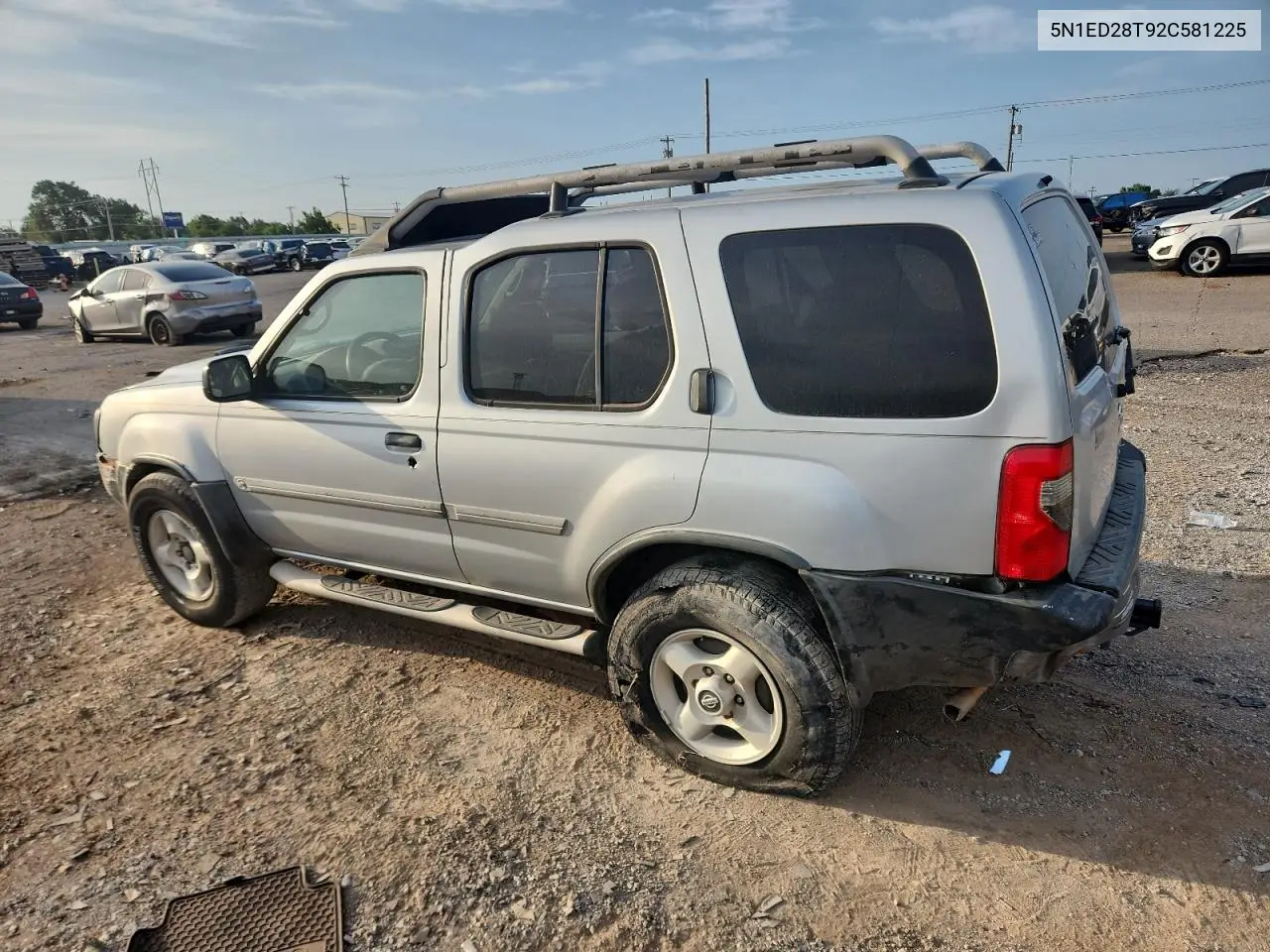2002 Nissan Xterra Xe VIN: 5N1ED28T92C581225 Lot: 65973715