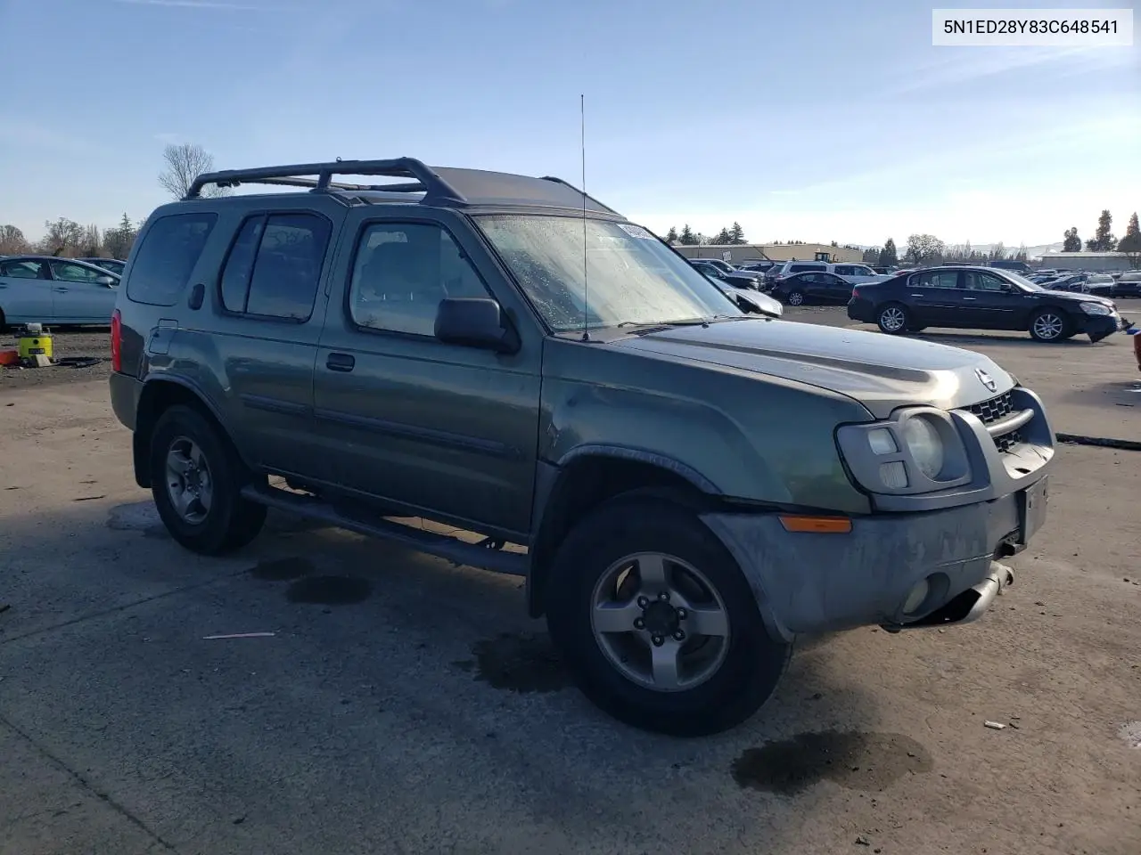 2003 Nissan Xterra Xe VIN: 5N1ED28Y83C648541 Lot: 43049825