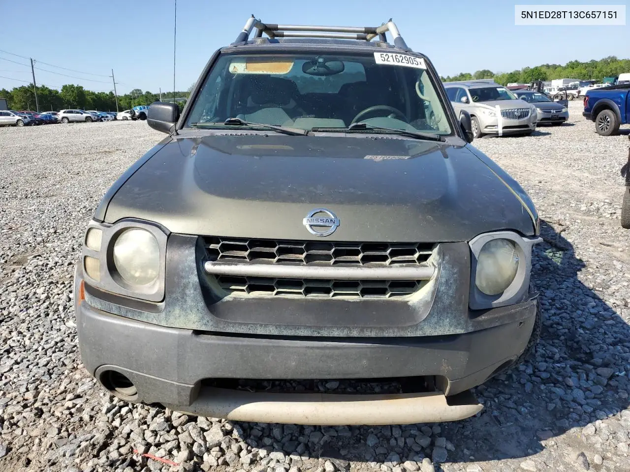 2003 Nissan Xterra Xe VIN: 5N1ED28T13C657151 Lot: 52162905