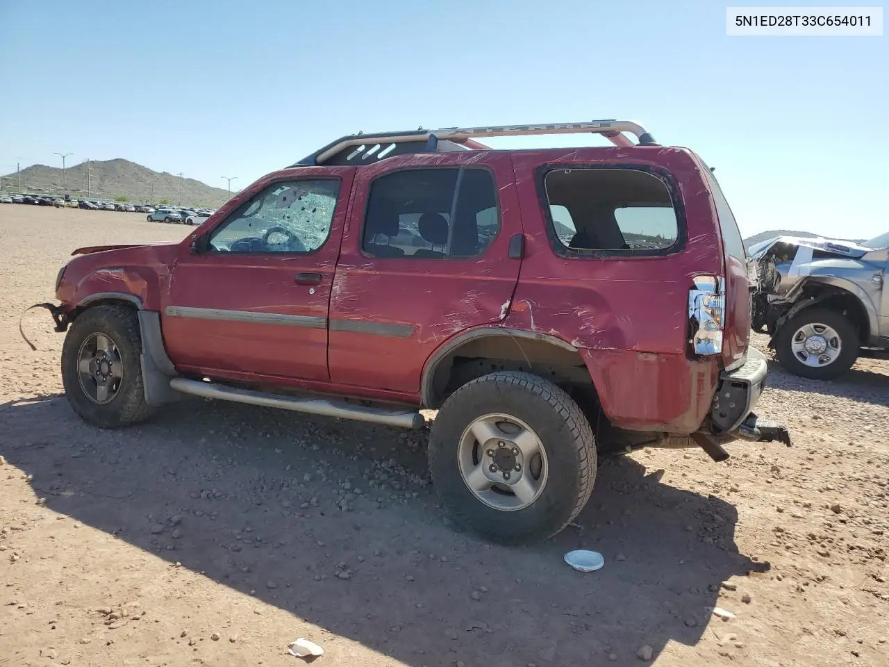 2003 Nissan Xterra Xe VIN: 5N1ED28T33C654011 Lot: 62138855