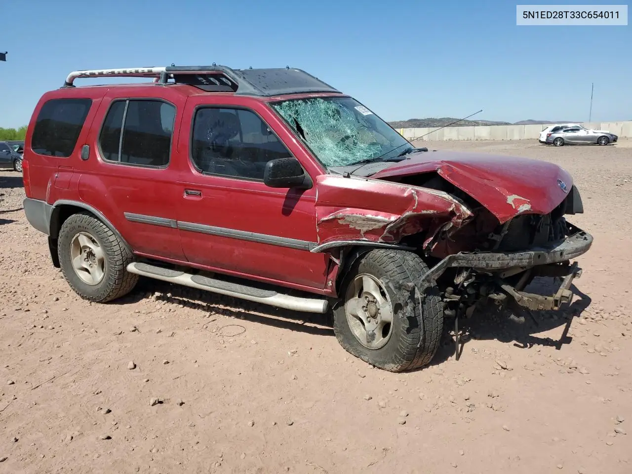2003 Nissan Xterra Xe VIN: 5N1ED28T33C654011 Lot: 62138855