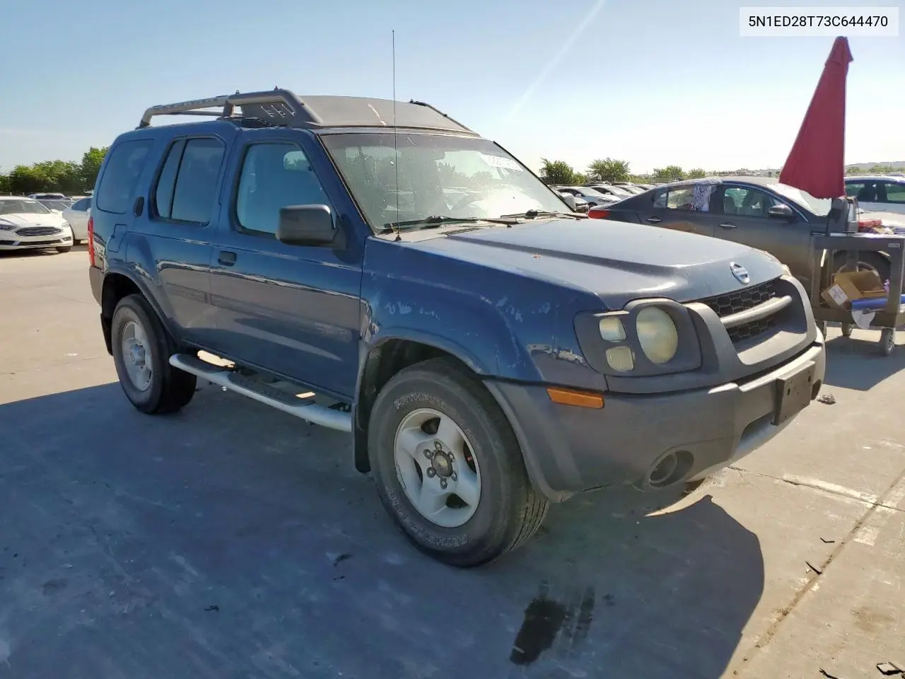 2003 Nissan Xterra Xe VIN: 5N1ED28T73C644470 Lot: 62217415
