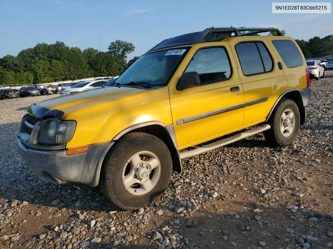 2003 Nissan Xterra Xe VIN: 5N1ED28T83C665215 Lot: 62614625