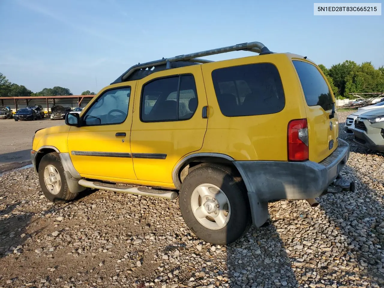 2003 Nissan Xterra Xe VIN: 5N1ED28T83C665215 Lot: 62614625