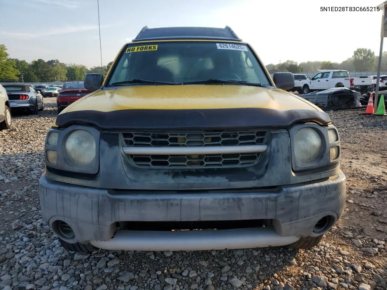 2003 Nissan Xterra Xe VIN: 5N1ED28T83C665215 Lot: 62614625