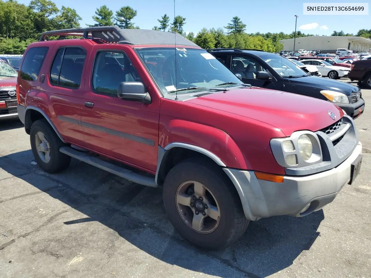 2003 Nissan Xterra Xe VIN: 5N1ED28T13C654699 Lot: 65640875