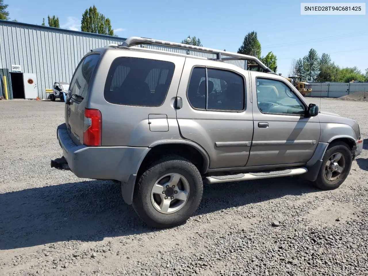 2004 Nissan Xterra Xe VIN: 5N1ED28T94C681425 Lot: 65258755
