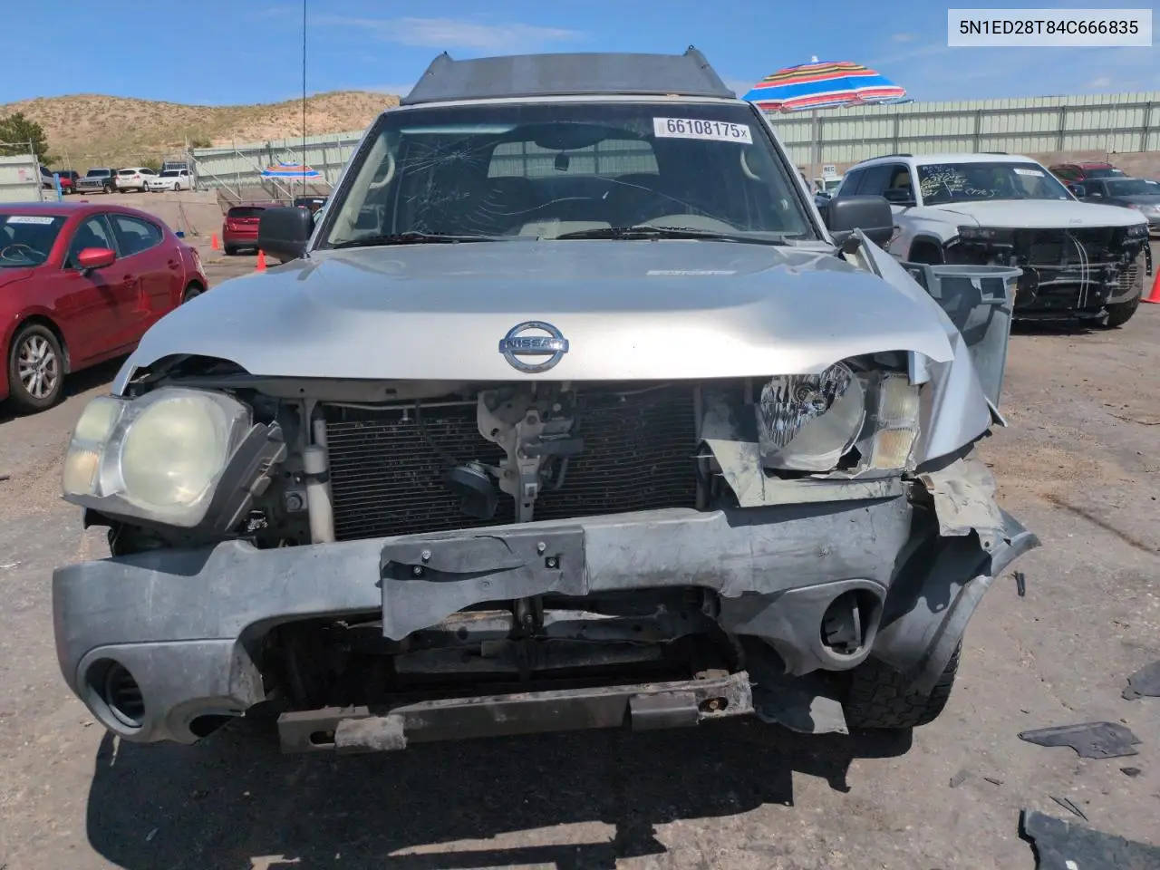 2004 Nissan Xterra Xe VIN: 5N1ED28T84C666835 Lot: 66108175