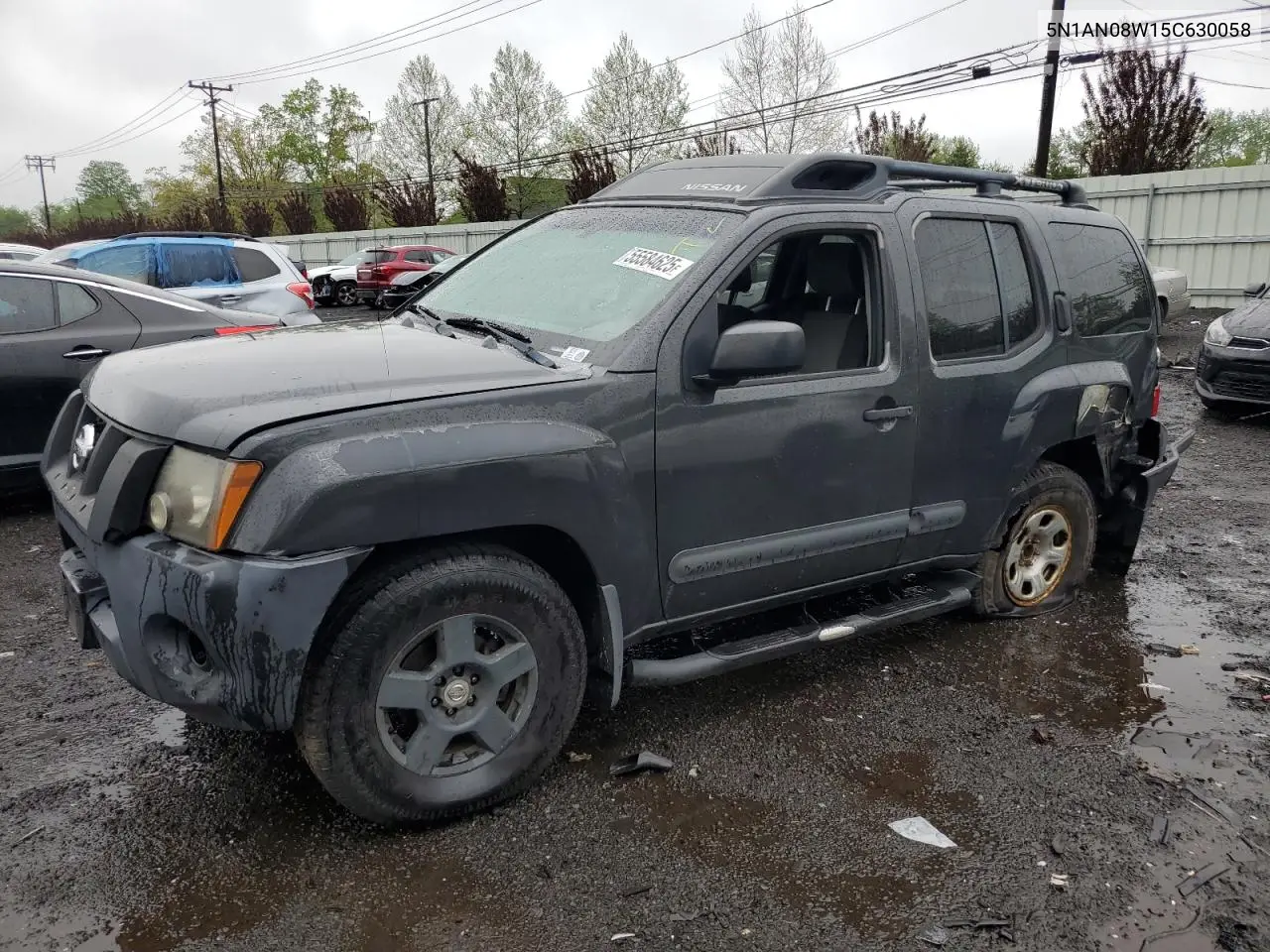 2005 Nissan Xterra Off Road VIN: 5N1AN08W15C630058 Lot: 55584625