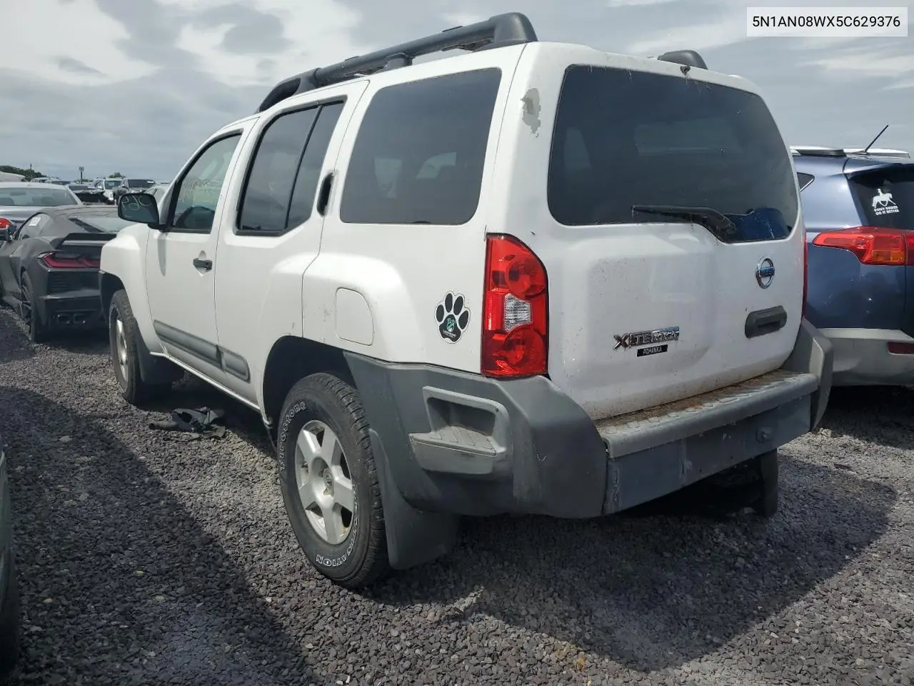 2005 Nissan Xterra Off Road VIN: 5N1AN08WX5C629376 Lot: 56478535