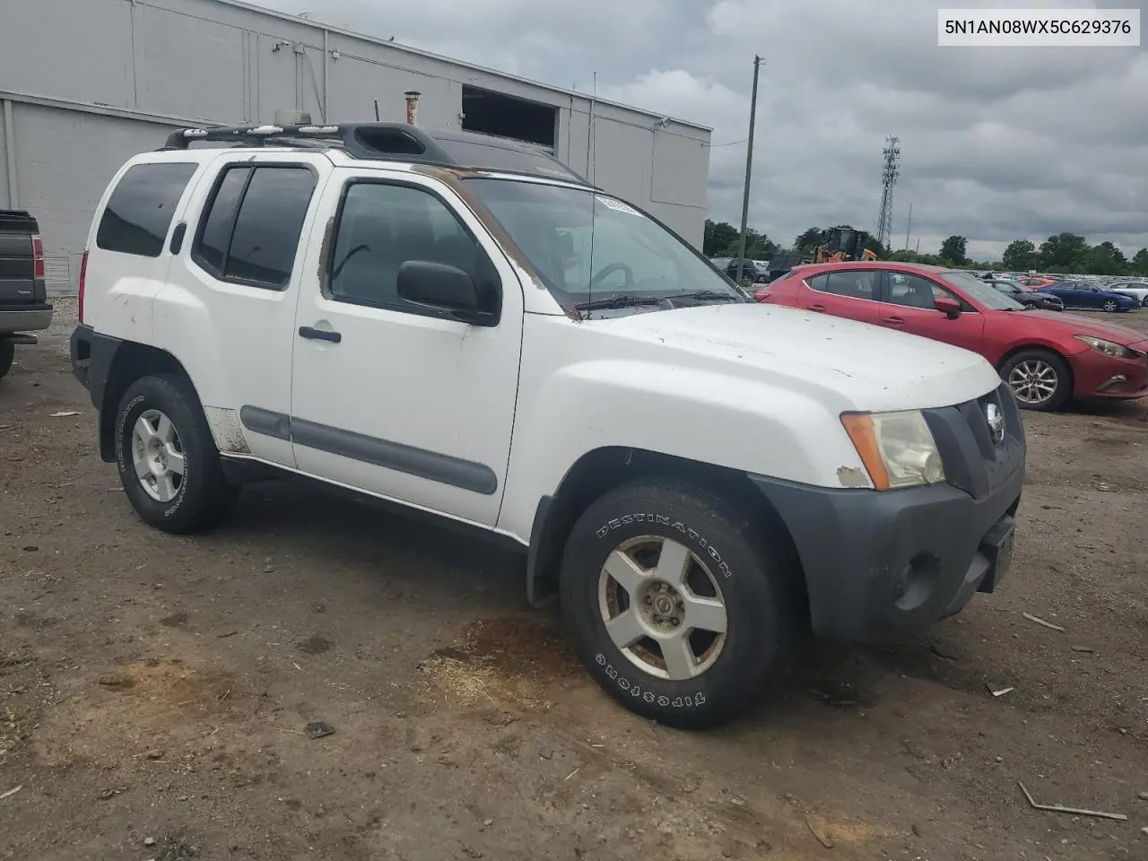 2005 Nissan Xterra Off Road VIN: 5N1AN08WX5C629376 Lot: 56478535