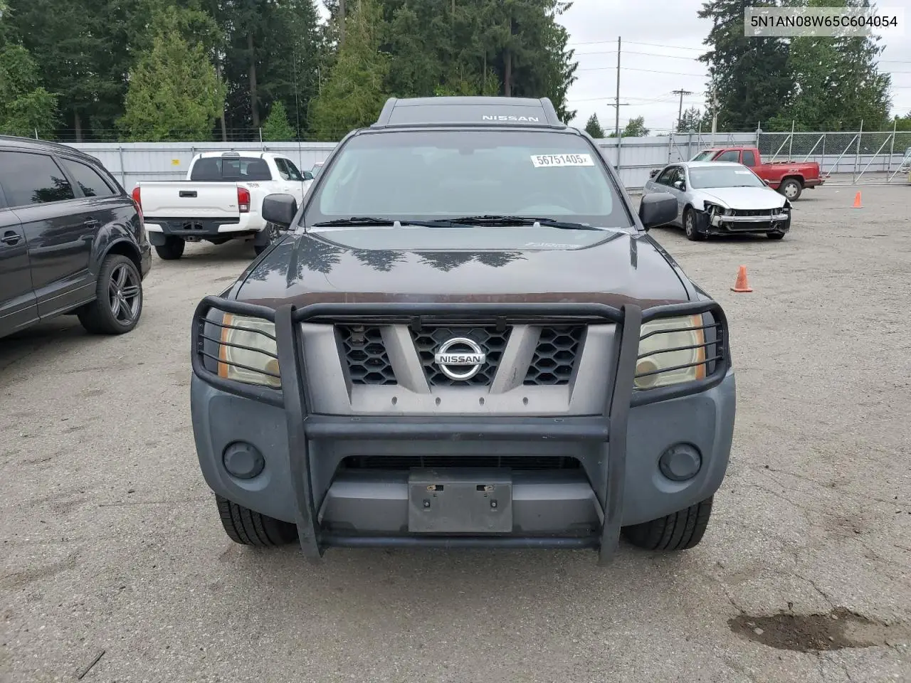 2005 Nissan Xterra Off Road VIN: 5N1AN08W65C604054 Lot: 56751405