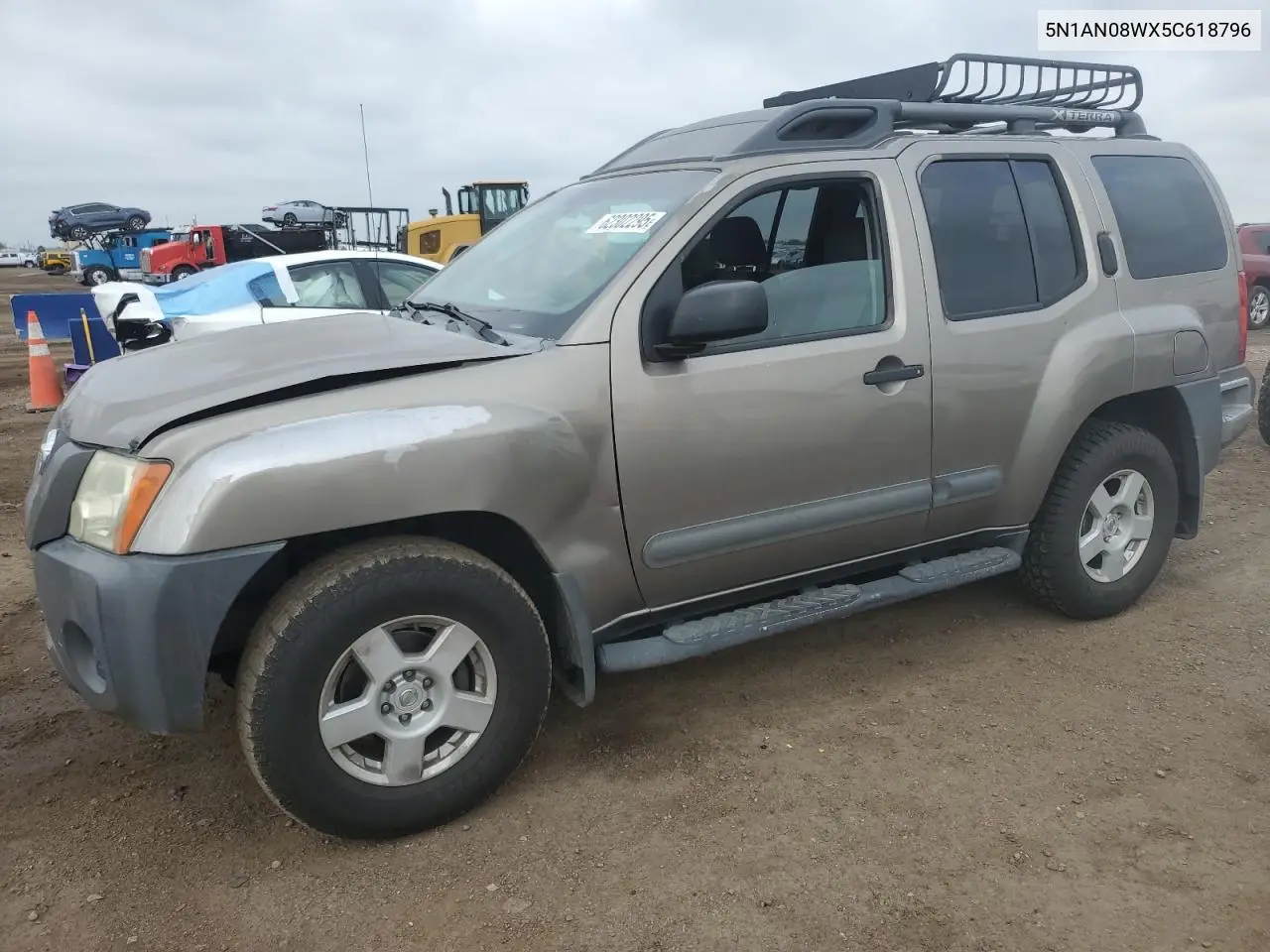 2005 Nissan Xterra Off Road VIN: 5N1AN08WX5C618796 Lot: 62302295