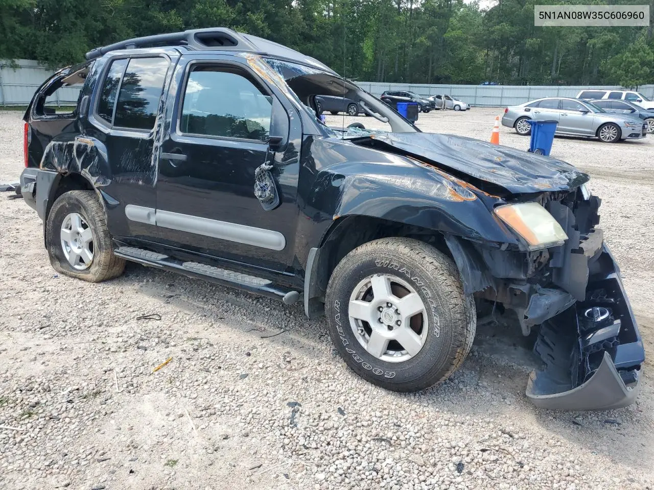 2005 Nissan Xterra Off Road VIN: 5N1AN08W35C606960 Lot: 62385805