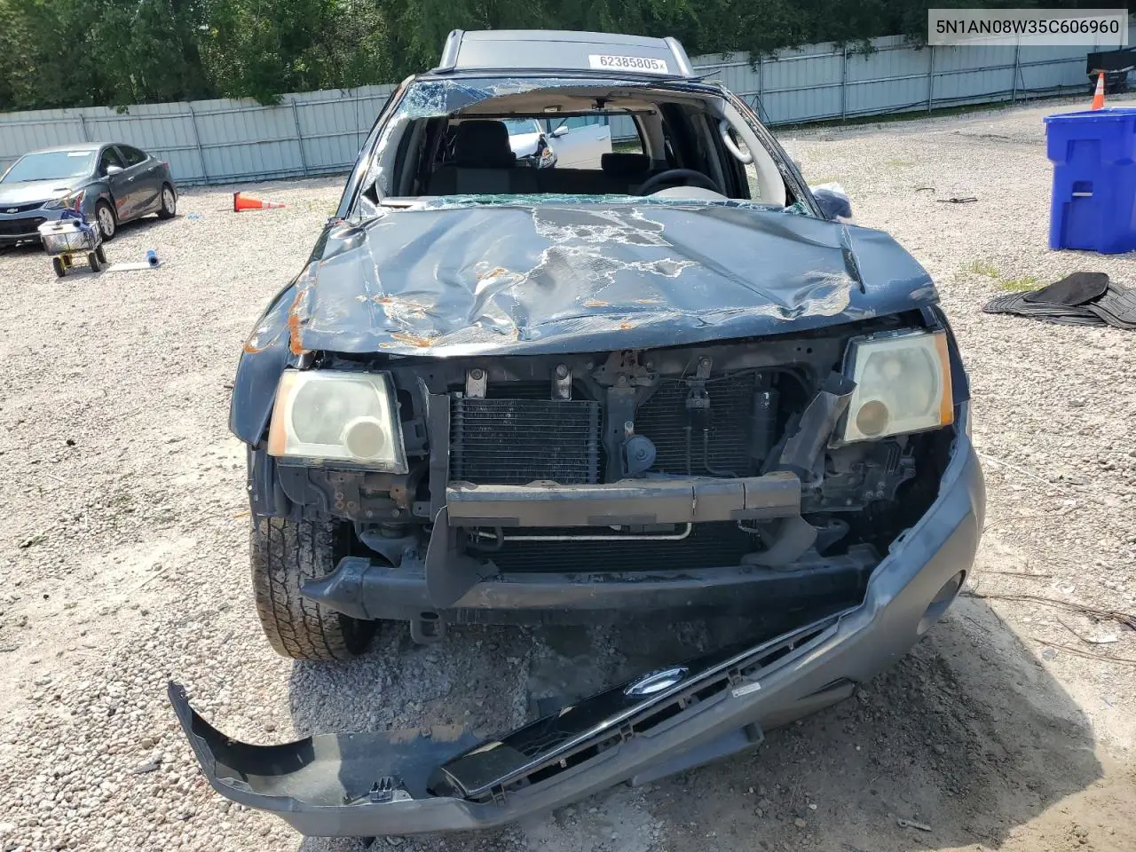 2005 Nissan Xterra Off Road VIN: 5N1AN08W35C606960 Lot: 62385805