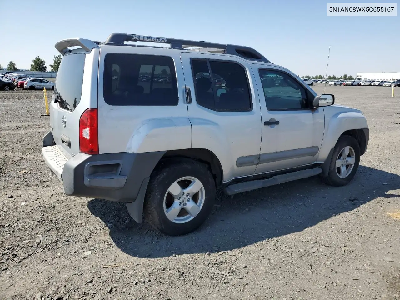 2005 Nissan Xterra Off Road VIN: 5N1AN08WX5C655167 Lot: 64877075