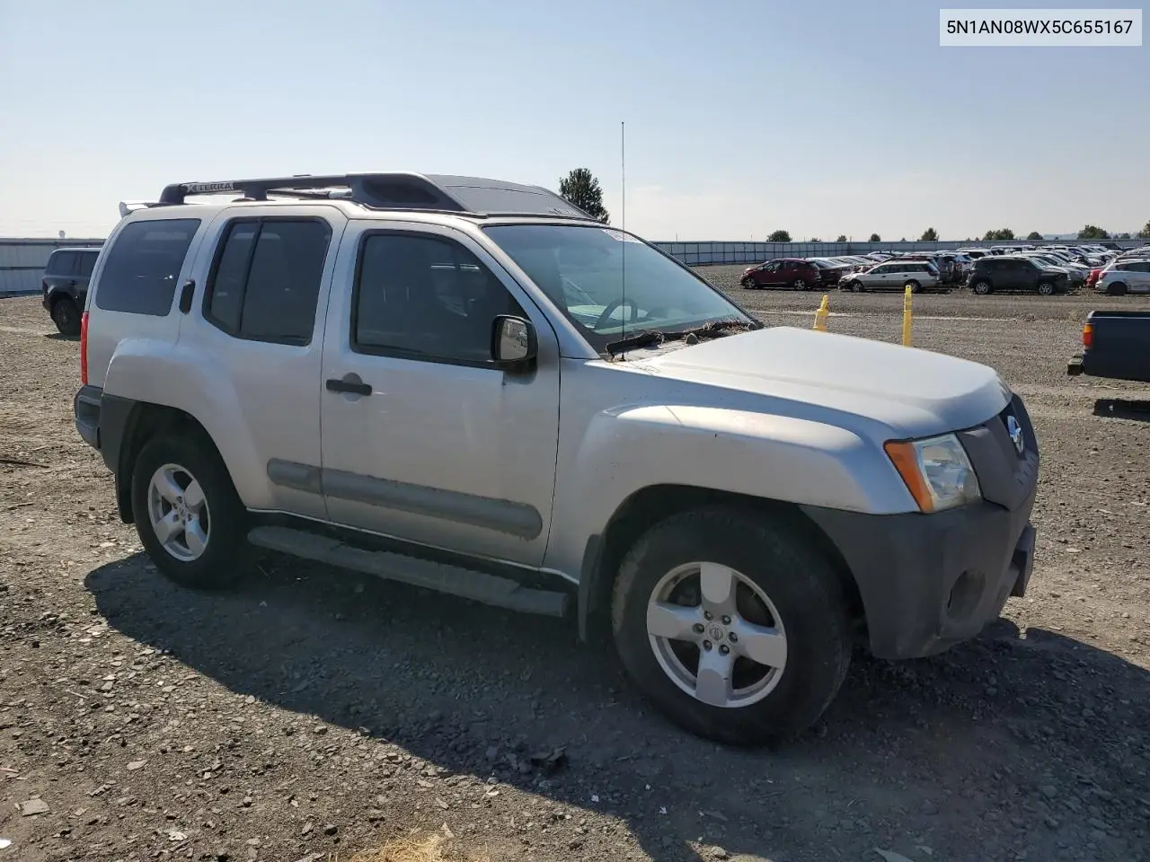 2005 Nissan Xterra Off Road VIN: 5N1AN08WX5C655167 Lot: 64877075