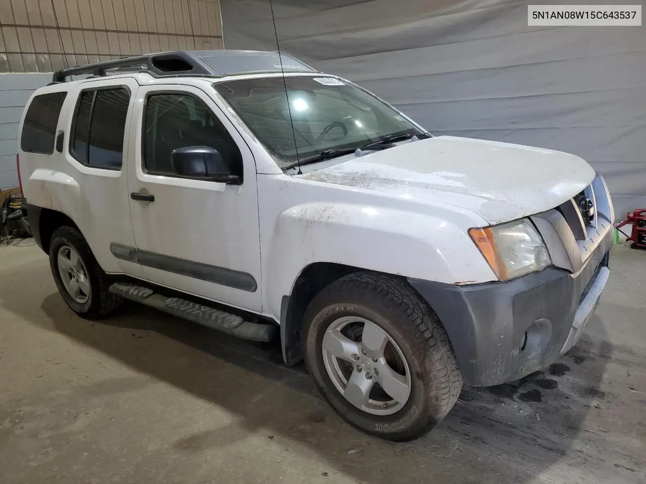 2005 Nissan Xterra Off Road VIN: 5N1AN08W15C643537 Lot: 66068675