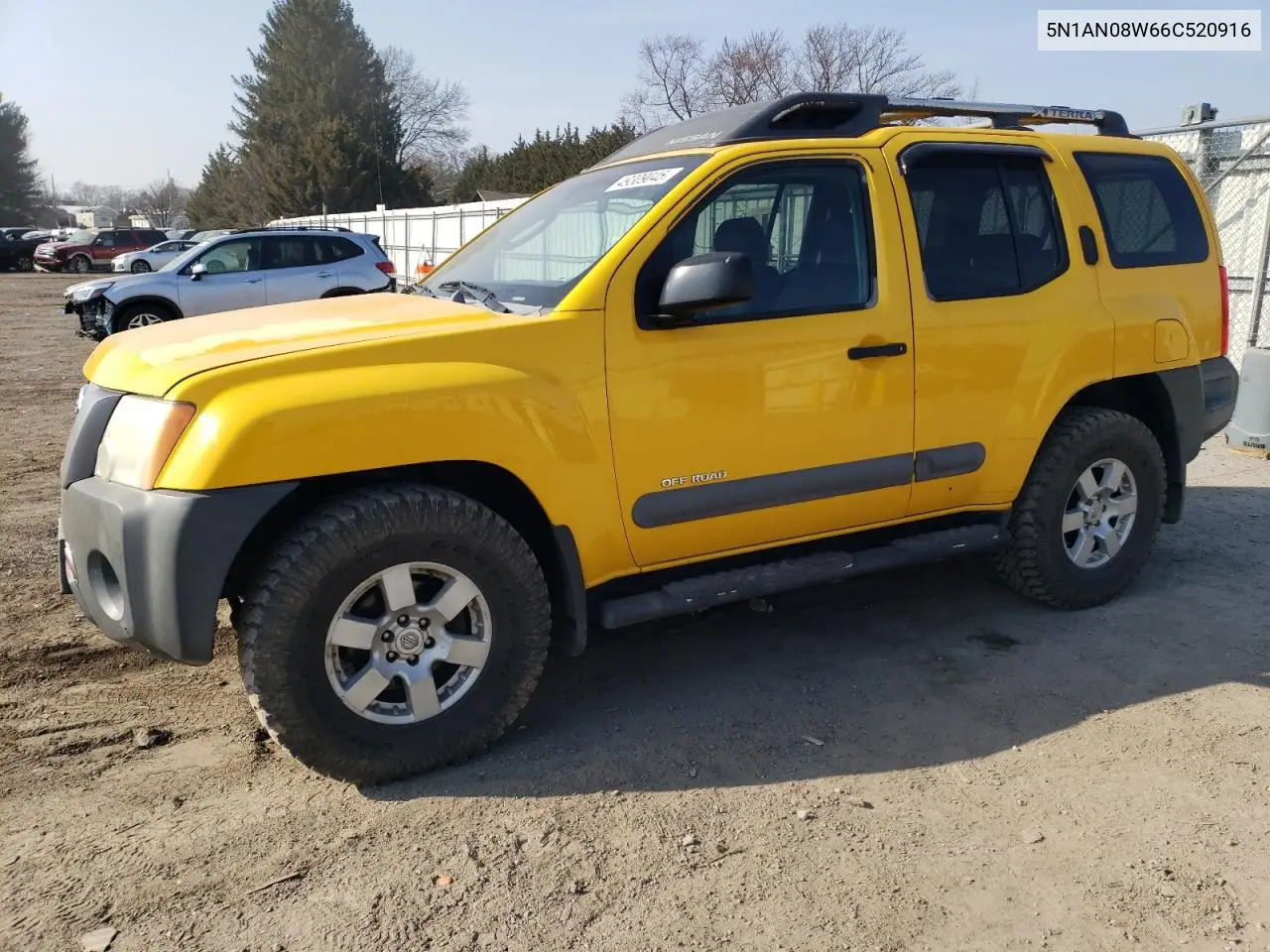 2006 Nissan Xterra Off Road VIN: 5N1AN08W66C520916 Lot: 49309045