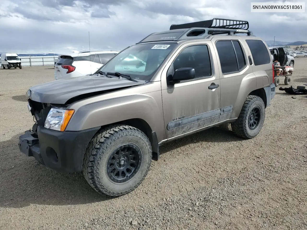 2006 Nissan Xterra Off Road VIN: 5N1AN08WX6C518361 Lot: 51066745