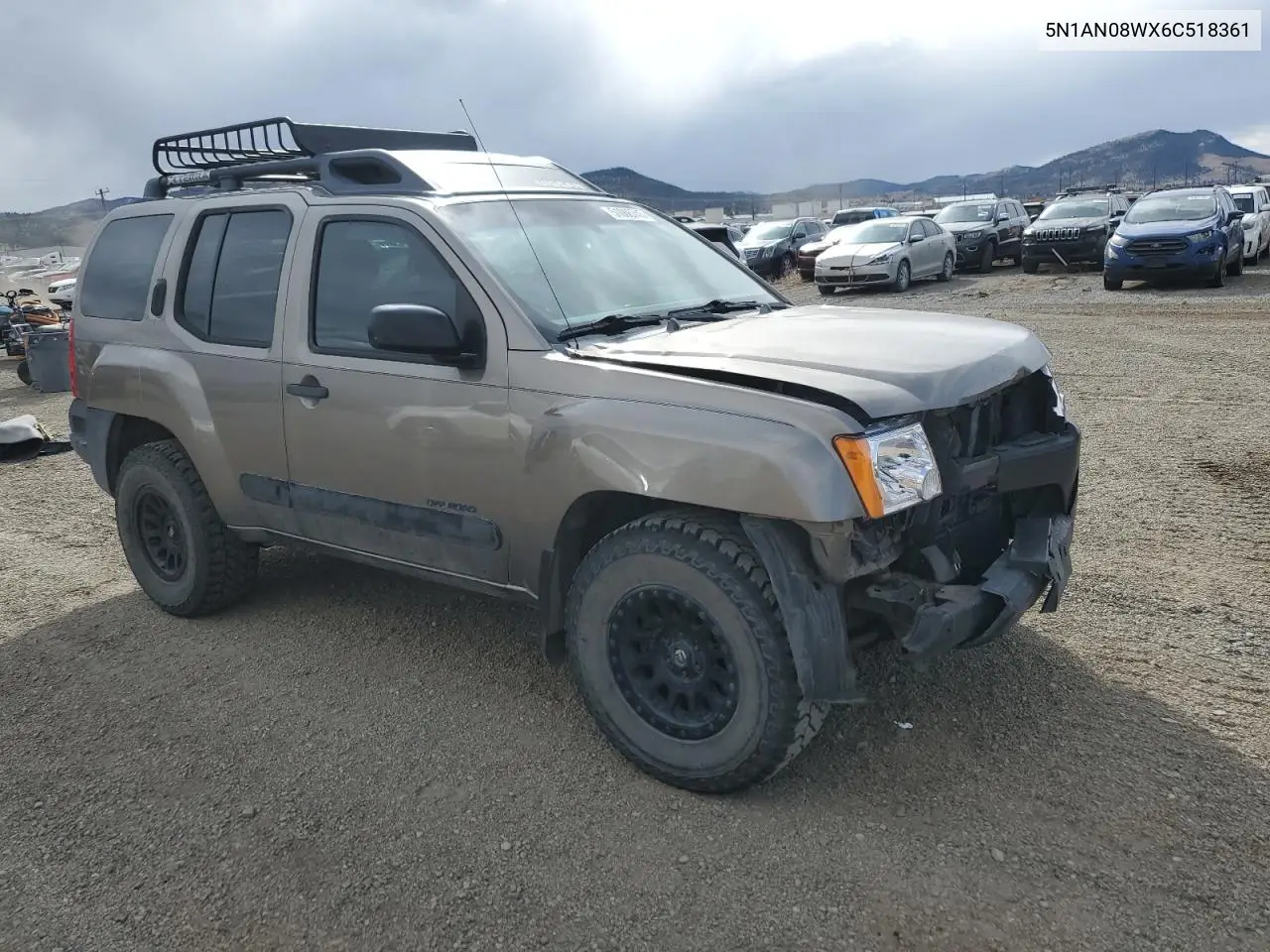 2006 Nissan Xterra Off Road VIN: 5N1AN08WX6C518361 Lot: 51066745