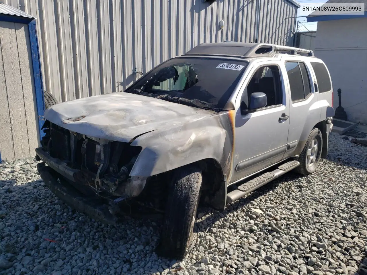 2006 Nissan Xterra Off Road VIN: 5N1AN08W26C509993 Lot: 51975285