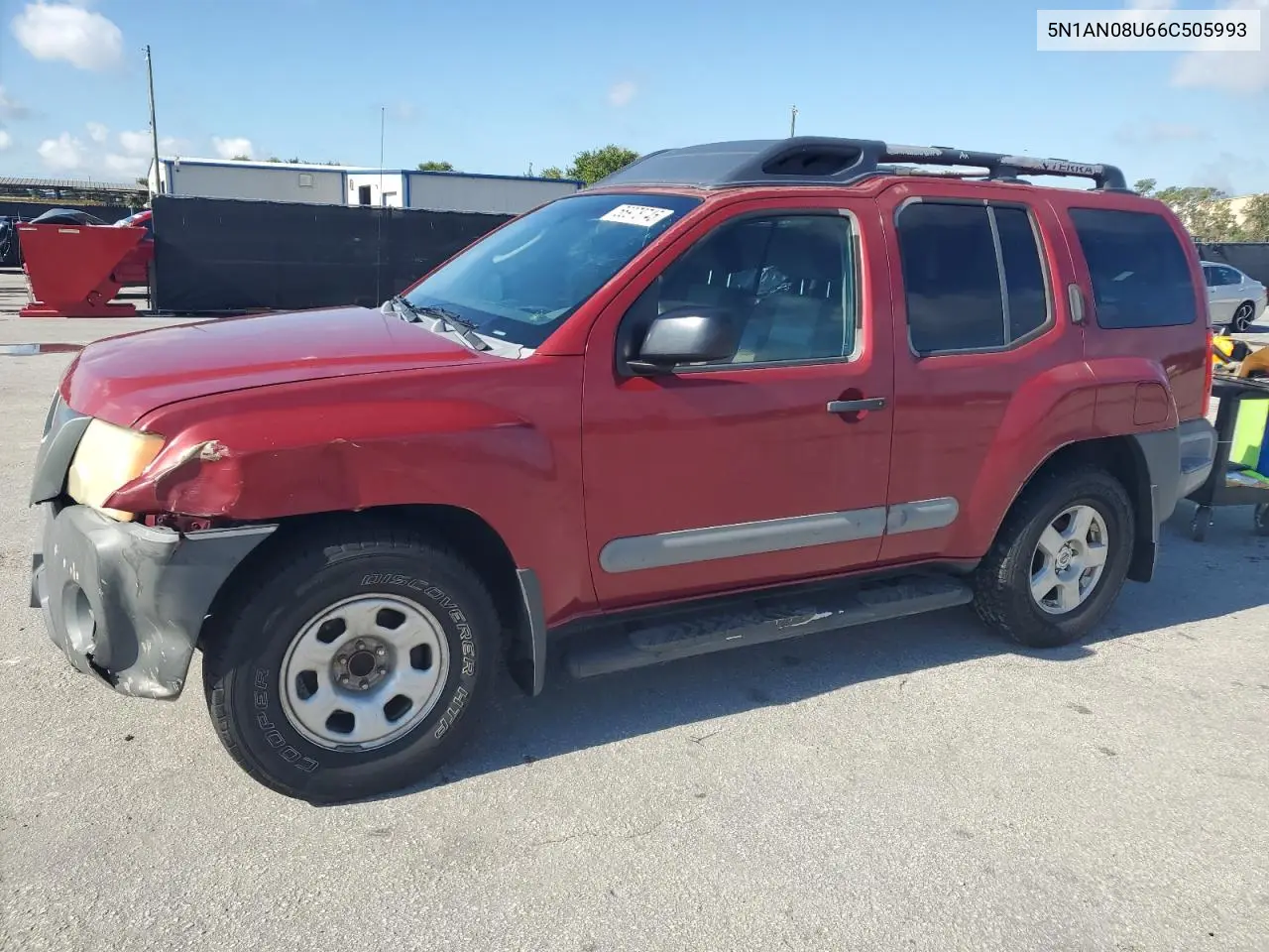 2006 Nissan Xterra Off Road VIN: 5N1AN08U66C505993 Lot: 56978745