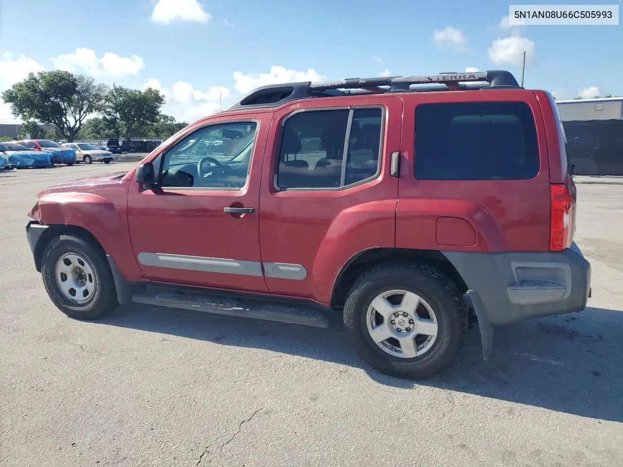 2006 Nissan Xterra Off Road VIN: 5N1AN08U66C505993 Lot: 56978745