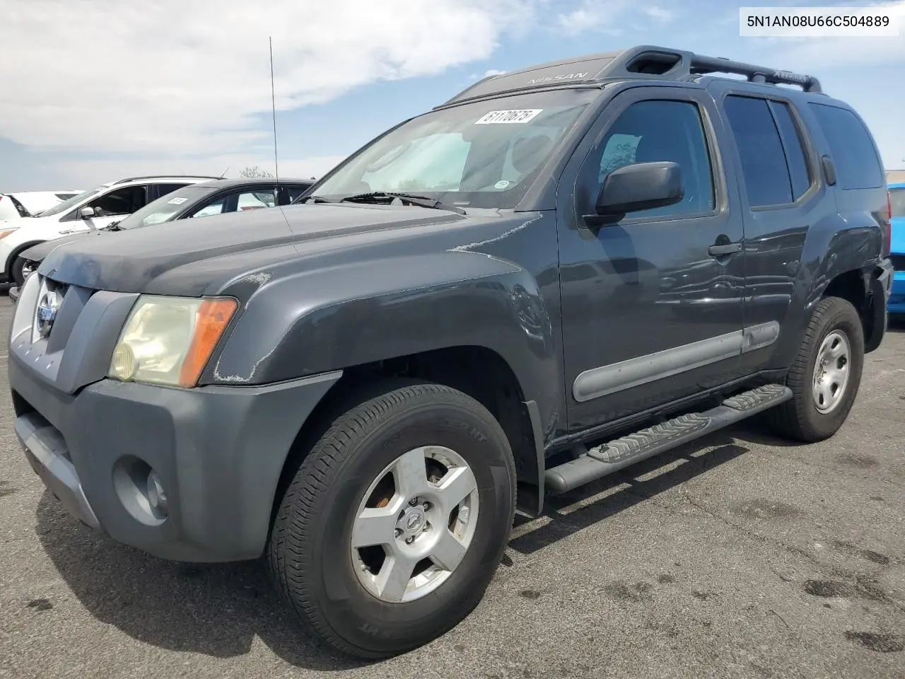 2006 Nissan Xterra Off Road VIN: 5N1AN08U66C504889 Lot: 61170675