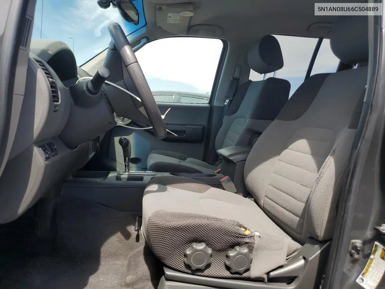 2006 Nissan Xterra Off Road VIN: 5N1AN08U66C504889 Lot: 61170675