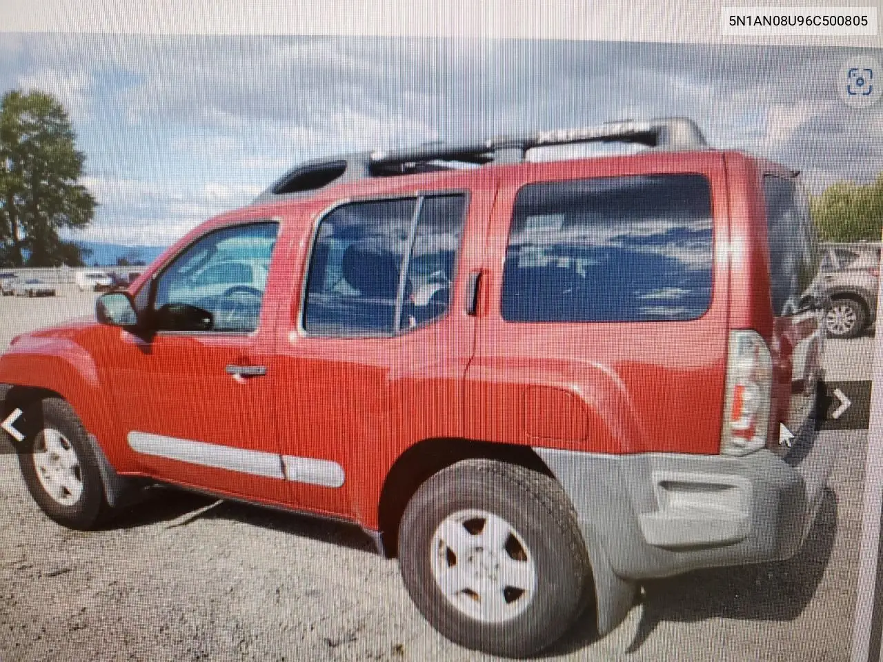 2006 Nissan Xterra Off Road VIN: 5N1AN08U96C500805 Lot: 61811625